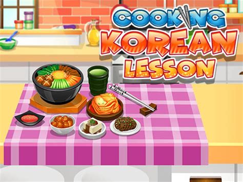 Playing Cooking Korean Lesson! @ poki.com .
